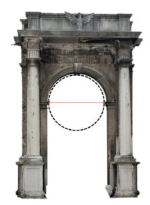 The Roman arch, a semicircular arch, has been a fundamental element in architecture for thousands of years.