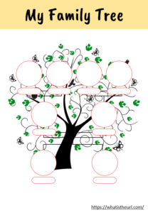My Family Tree Activity Worksheet - Your Home Teacher
