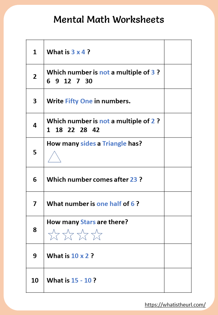 Mental maths for grade 1 part 2 Your Home Teacher