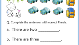 Printable Plurals Worksheet For 1st Grade