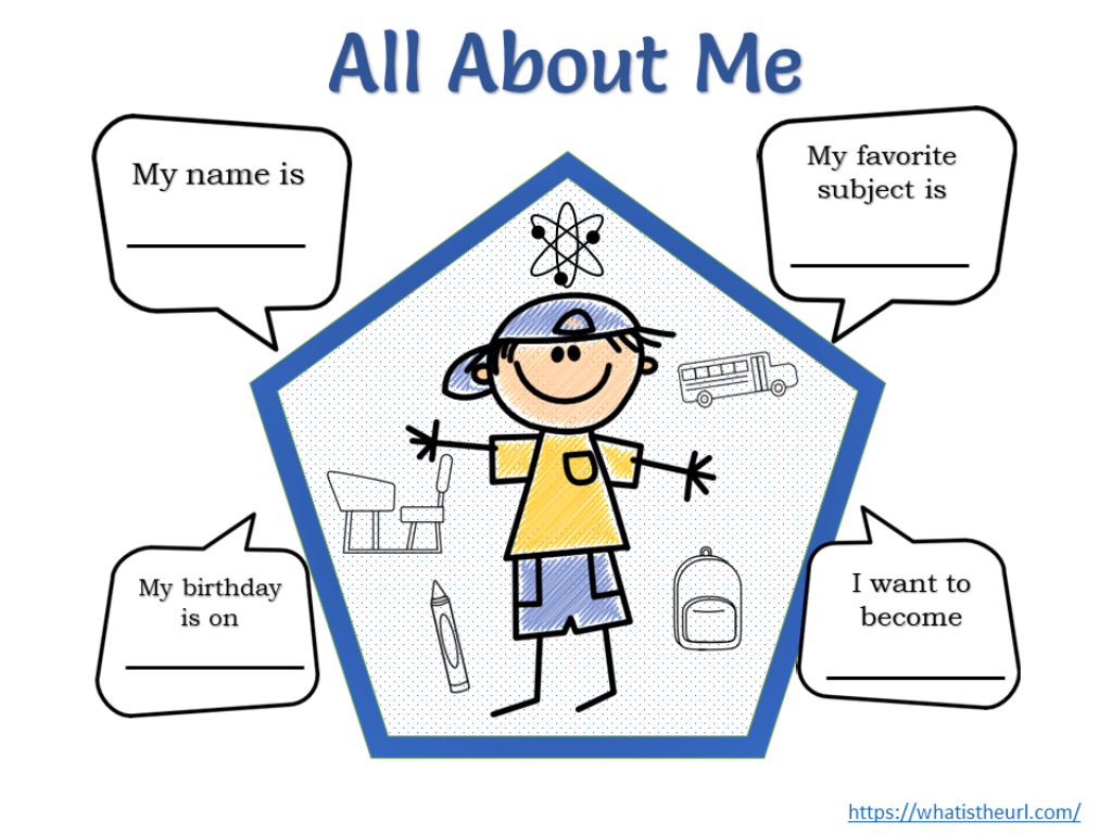 Printable About Me Worksheets - Your Home Teacher