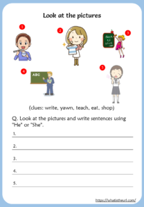 Action Verbs Worksheets For 2nd Grade
