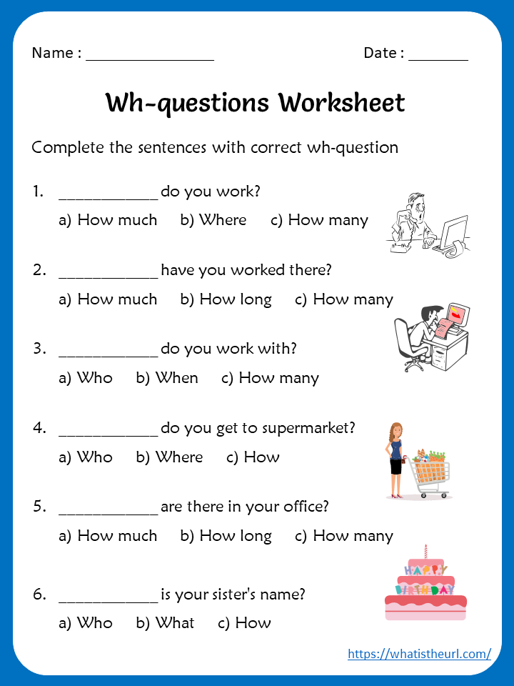 wh-question-worksheets - Your Home Teacher