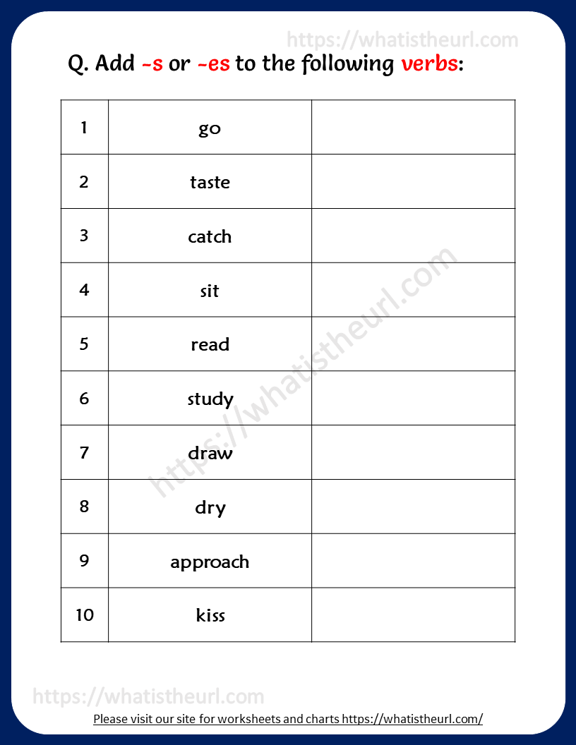 simple present tense worksheet adding s or es with verbs your home teacher