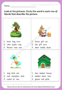 Words Vocabulary Worksheets