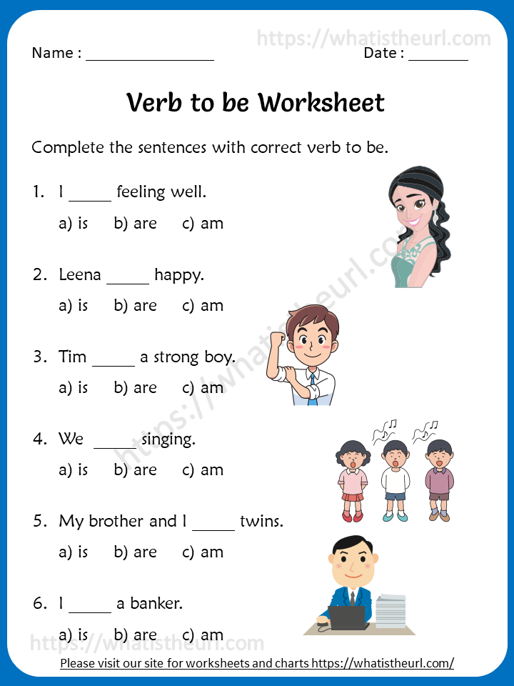 Verb To Be Practice Sheet
