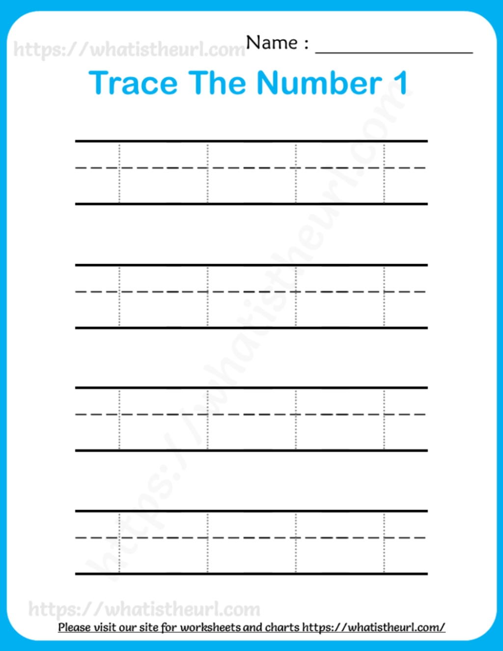 Numbers Worksheets for Pre-kindergarten - Your Home Teacher