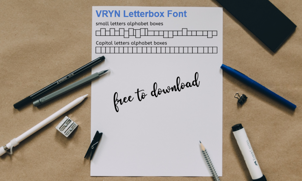 A Free Letterbox font for all