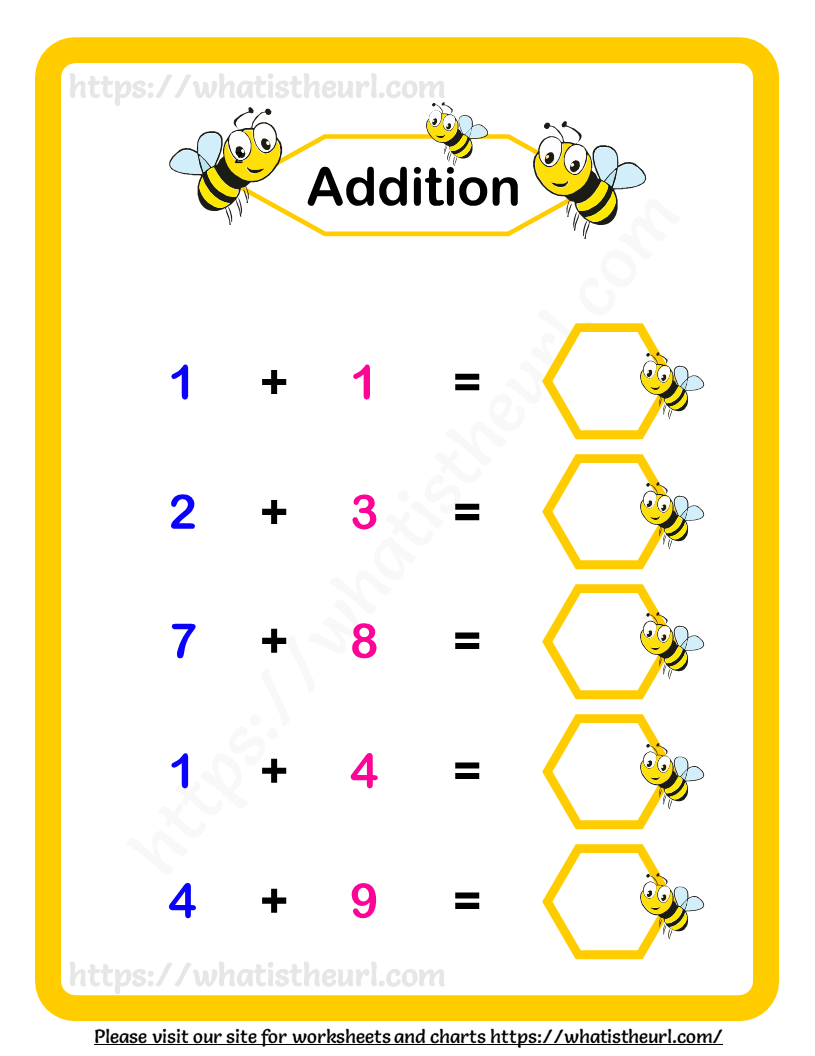 Addition Worksheets For Grade 1 Your Home Teacher