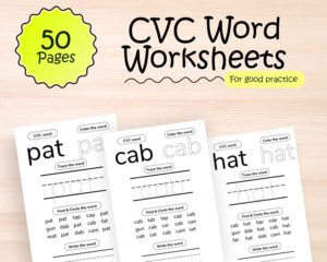 CVC Worksheets