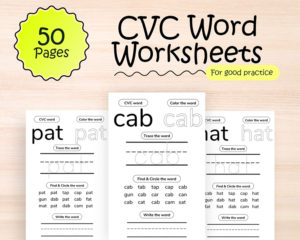 CVC Worksheets