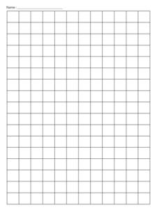 Long division Graph papers