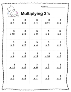 Multiplication Worksheets (5 Printable Worksheets) PDF