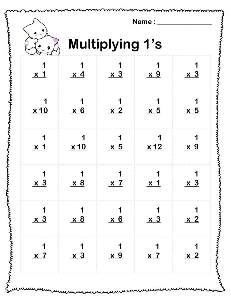 multiplication worksheets your home teacher