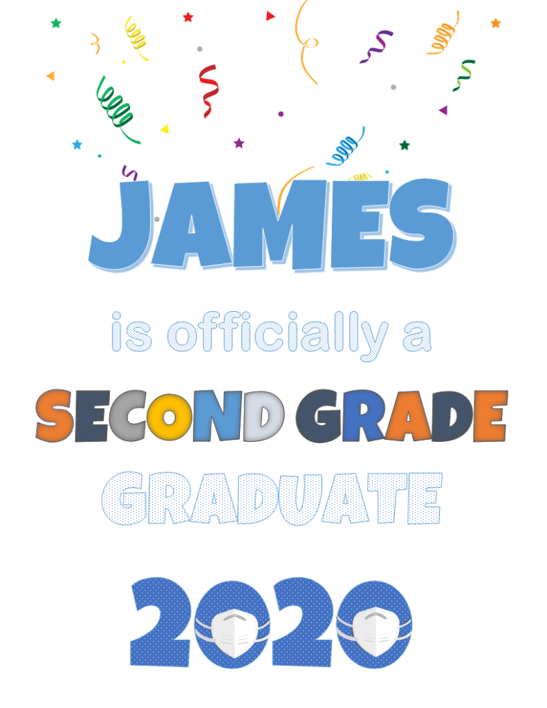 Second Grade Graduate Sign
