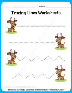Line Tracing (Christmas Theme) for Handwriting Practice