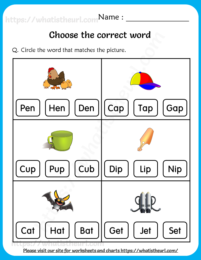 Choose the correct word worksheets 3 Your Home Teacher