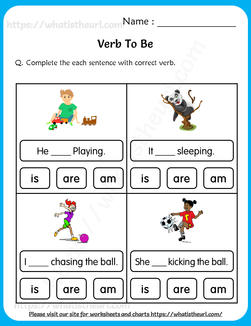 Worksheet With The Verb To Be