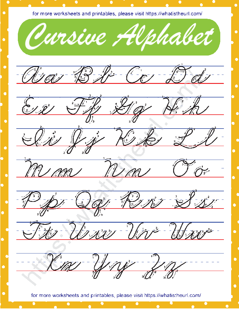 Printable Cursive Chart Customize And Printprintable Cursive Alphabet Chart Printable Cursive Chart Customize And Printprintable Cursive Alphabet Chart