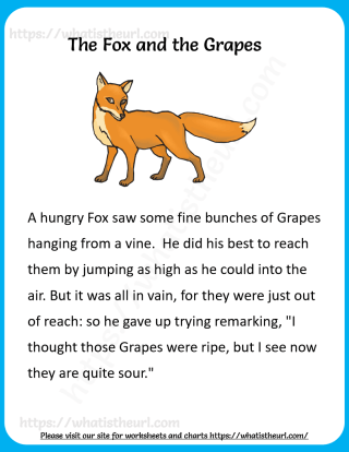 the fox and the sour grapes short story