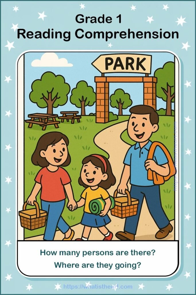 A Family Is Going to a Park