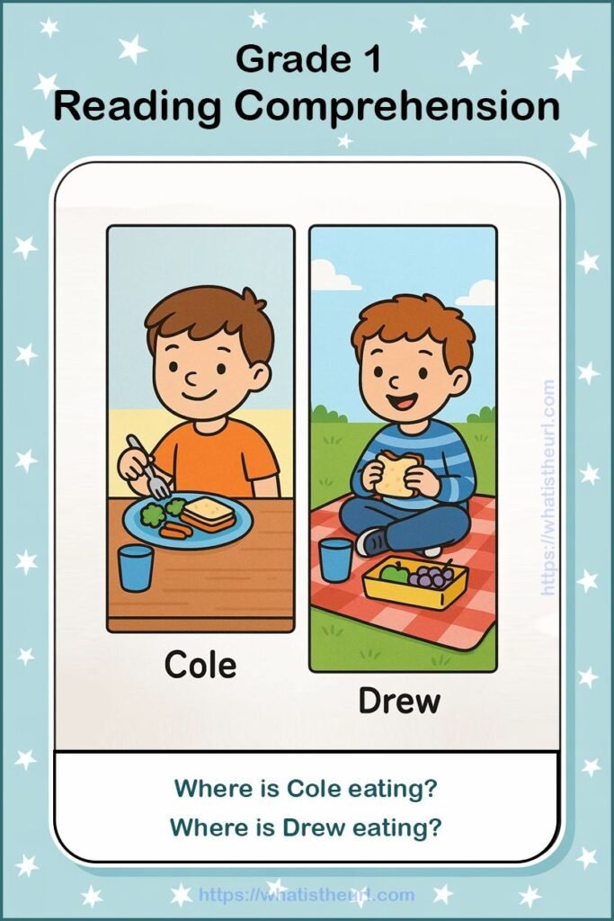 Cole and Drew Are Eating
