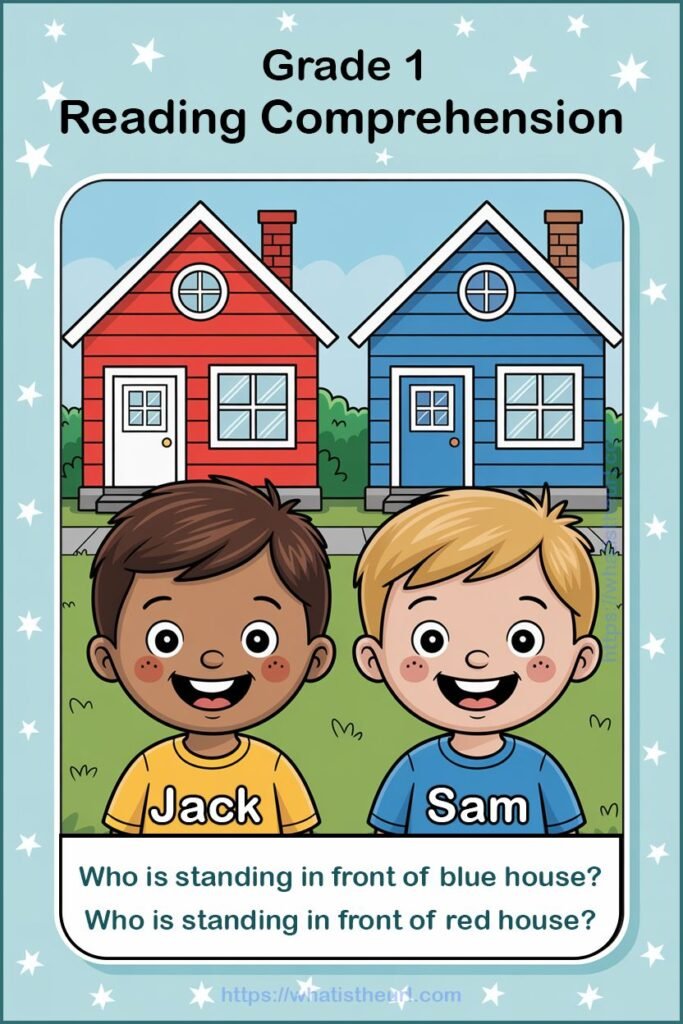 Jack and Sam Are Standing in Front of Their Houses