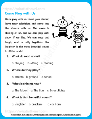 Free Reading Comprehension for Grade 2 - Your Home Teacher