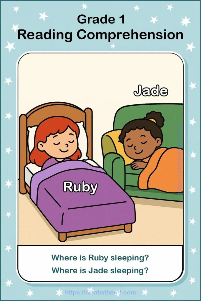 Ruby and Jade Are Sleeping