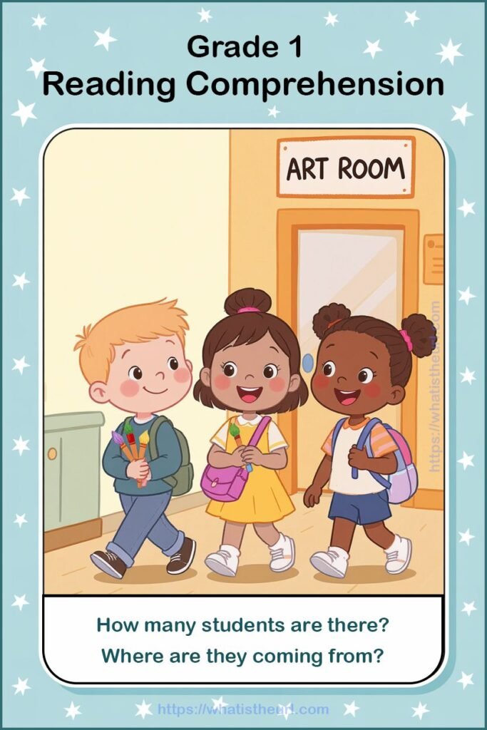 Students Are Coming from the Art Room