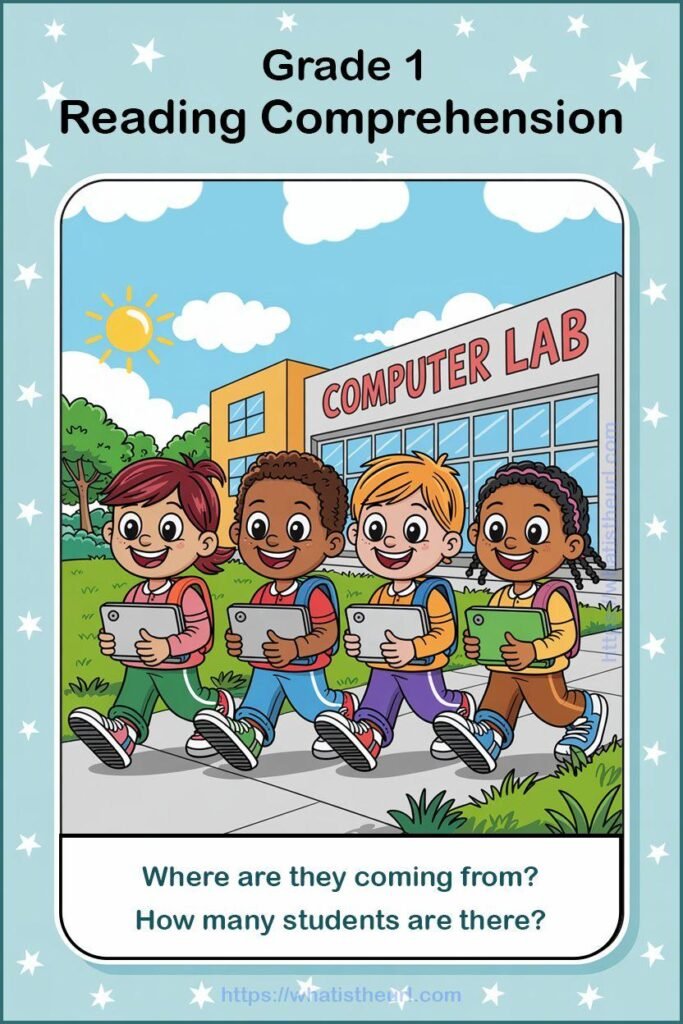 Students Are Coming from the Computer Lab