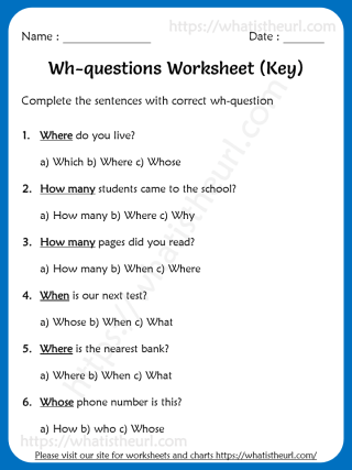 wh questions worksheets for grade 5 includes answer key your home teacher