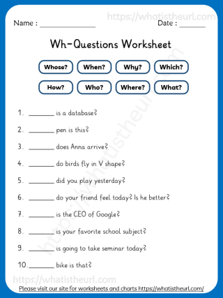 wh questions worksheets for kids includes key your home teacher