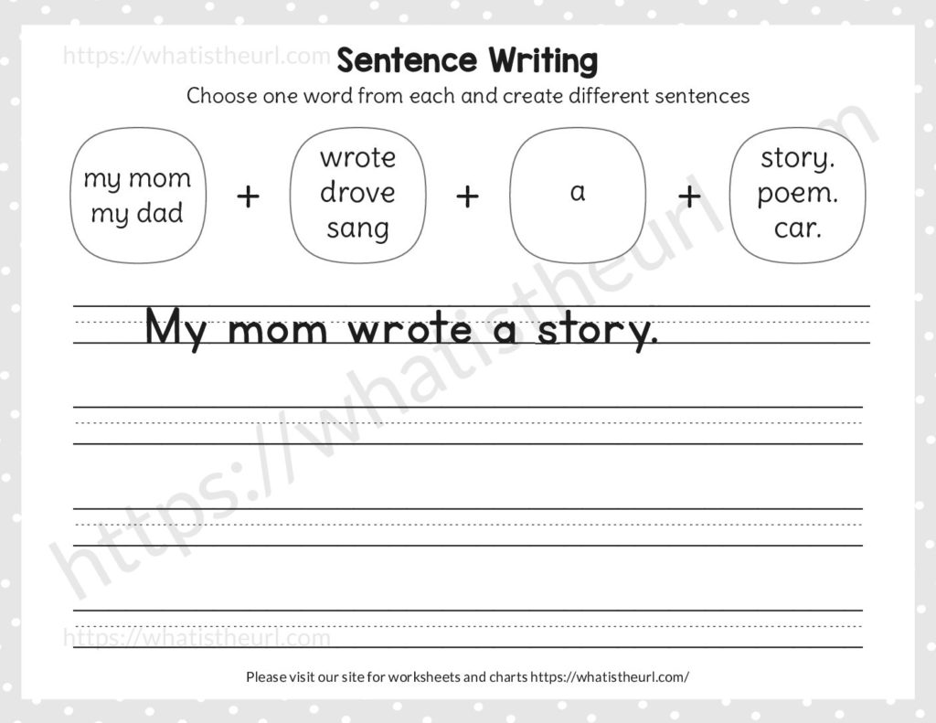 write creative in sentence