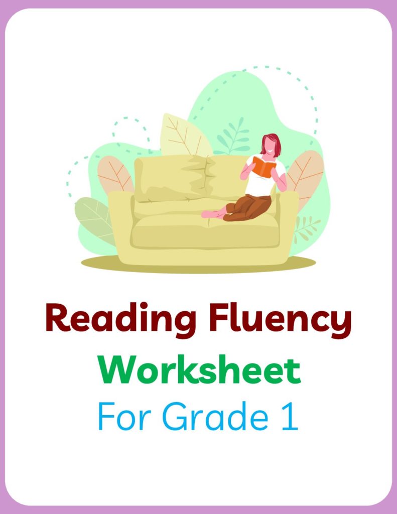 Free Reading Fluency Worksheets - Exercise 6 - Your Home Teacher