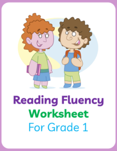Free Reading Fluency Worksheets - Exercise 4 - Your Home Teacher