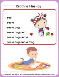 Free Reading Fluency Worksheets - Exercise 5 - Your Home Teacher