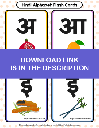 hindi alphabet flashcards with pictures printable your home teacher