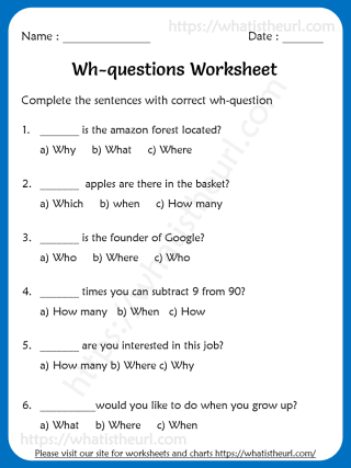 wh questions worksheets for grade 5 exercise 5 your home teacher