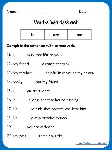 a-worksheet-on-using-is-are-and-am-exercise-2-3-of-5-your-home