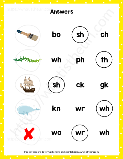 consonant digraphs worksheets exercise 3 kindergarten your home teacher