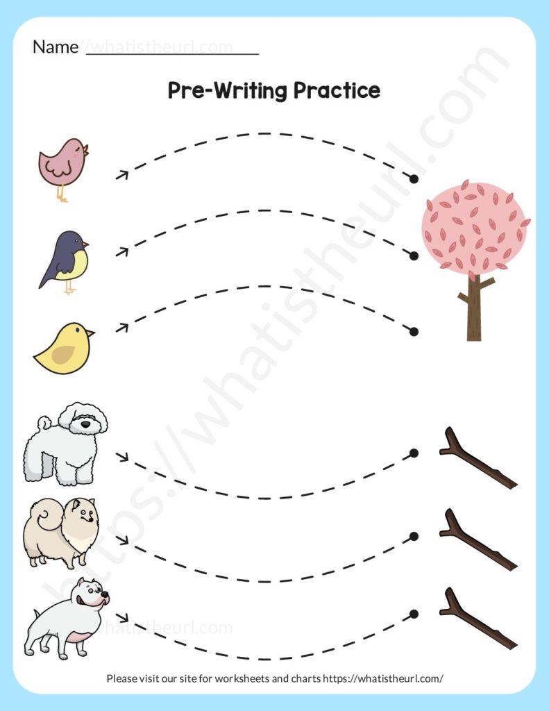 Pre-Writing Worksheets PDF - Exercise 1 - Your Home Teacher