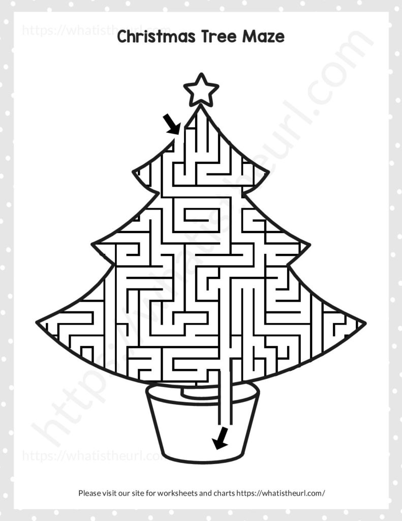 Christmas Mazes for all - Your Home Teacher