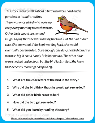 reading comprehension passages for grade 3 or 4 exercise 16 your home teacher