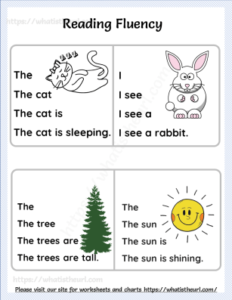 Free Reading Fluency Worksheets - Exercise 31 - Your Home Teacher