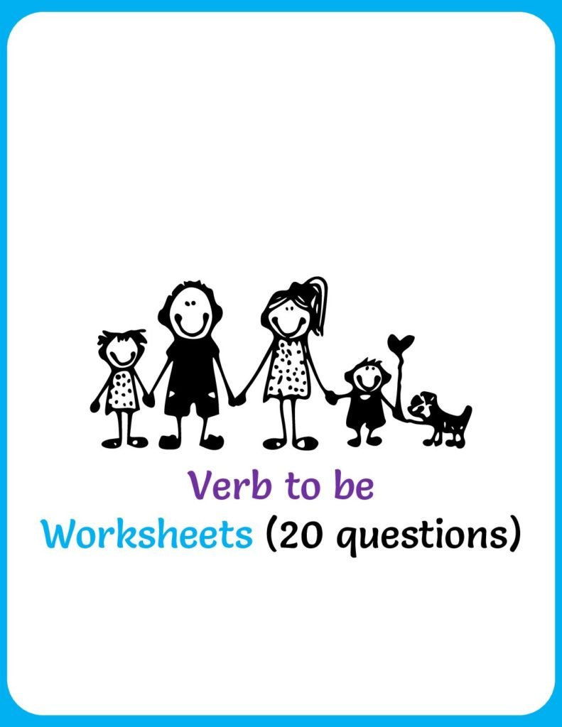 Verb To Be Worksheets Exercise 10 Your Home Teacher