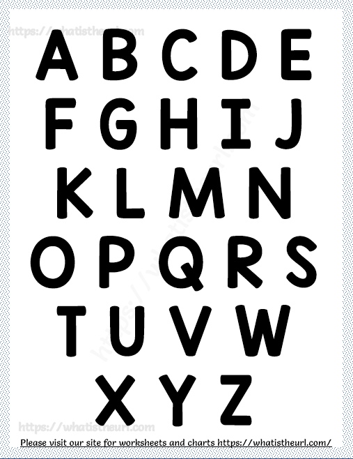 uppercase letters