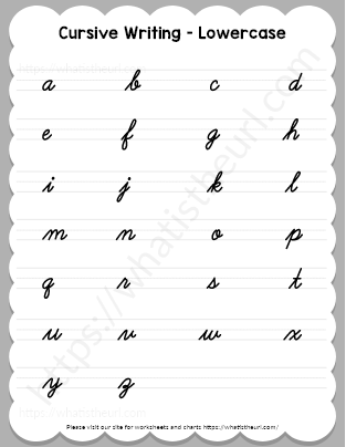 Master the Art of Elegance: Introducing our Cursive Writing Poster ...