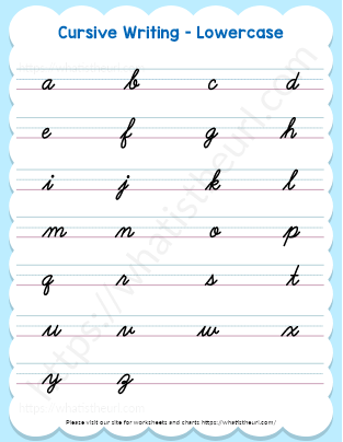 Master the Art of Elegance: Introducing our Cursive Writing Poster ...