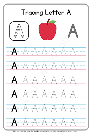 Tracing uppercase a to z